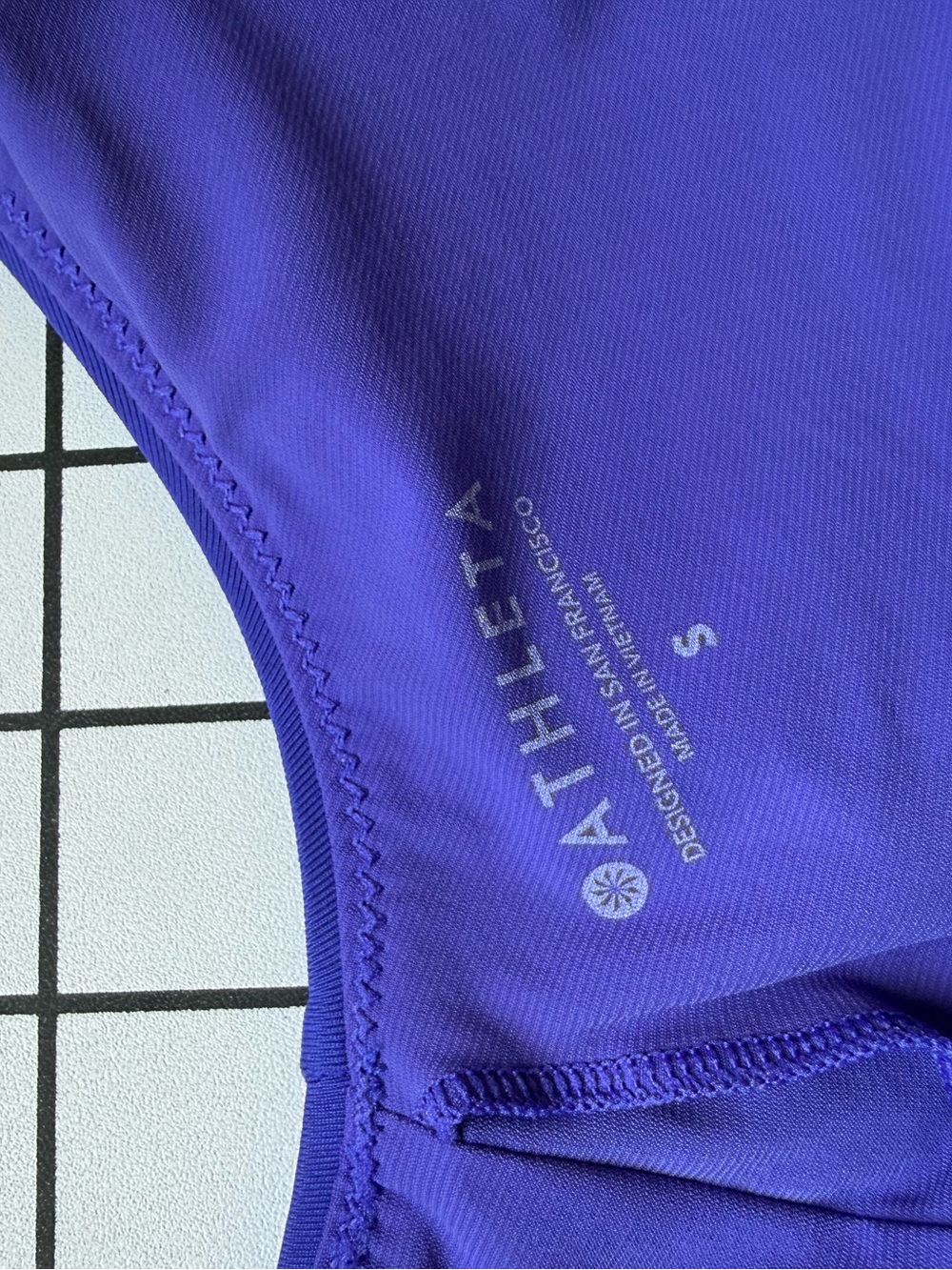 Athleta Seychelles One Piece Swimsuit in yacht blue, size small - Picture 5 of 6